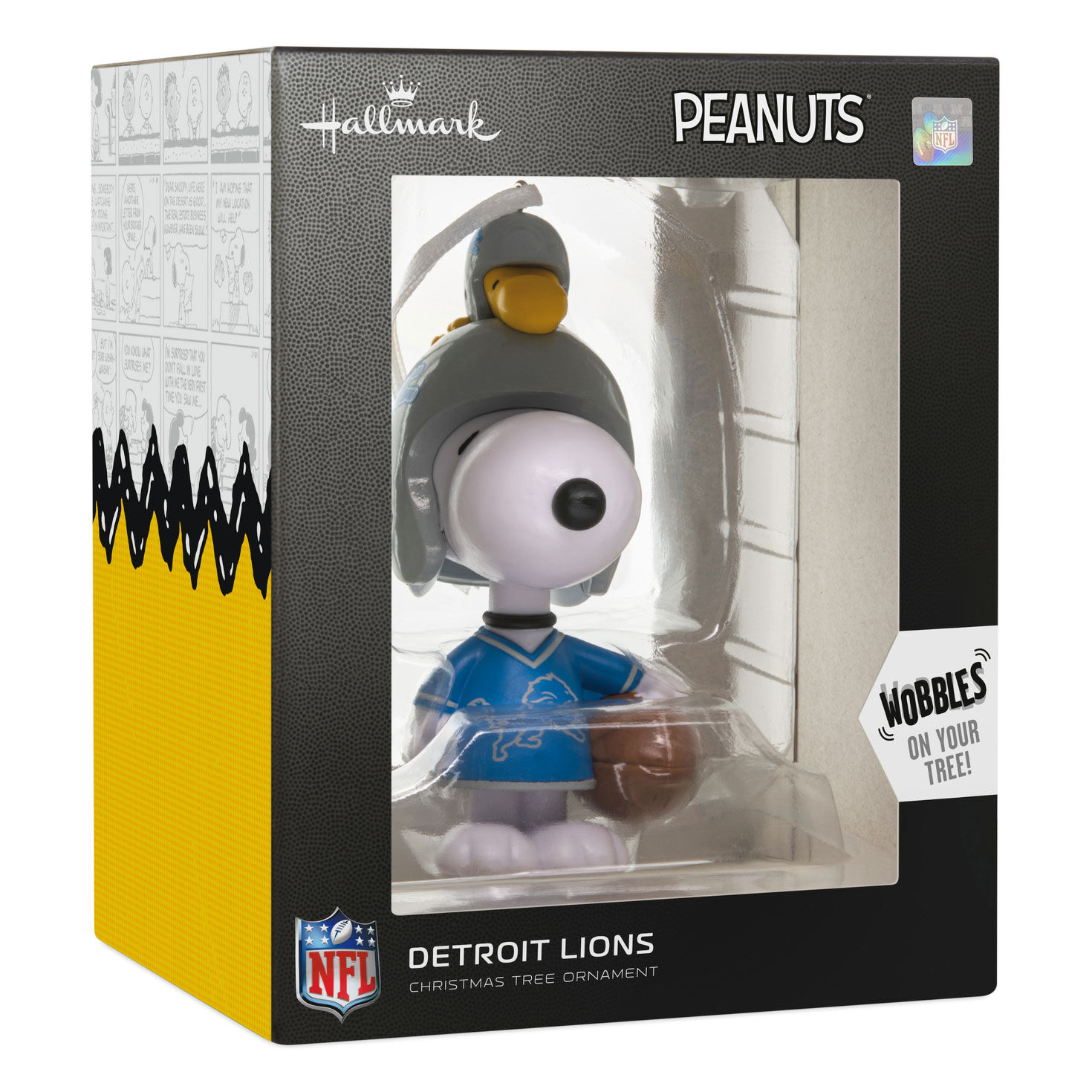 Snoopy Detroit Lions Christmas Ornament  image number 7
