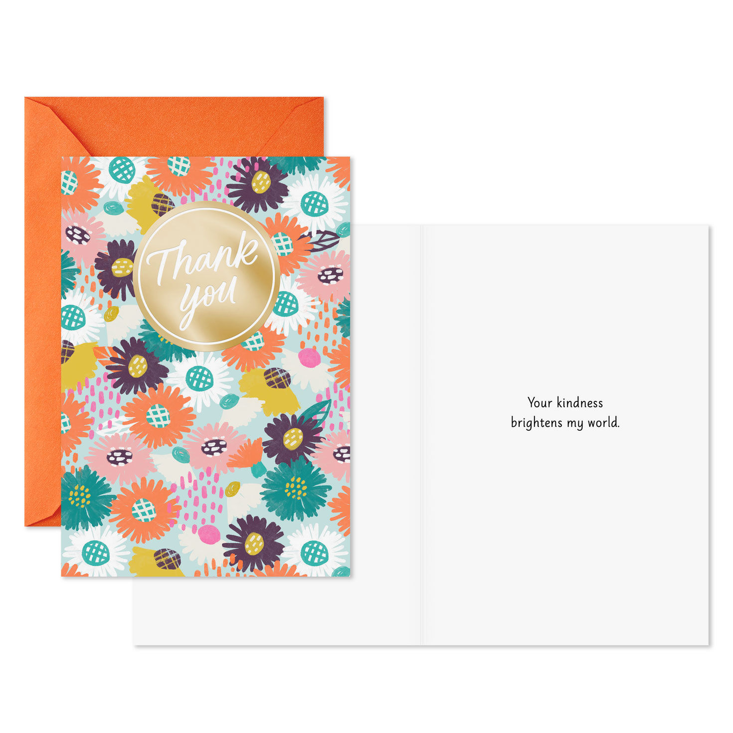 Floral and Brushstroke Thank You Cards, Pack of 10 for only USD 7.99 | Hallmark