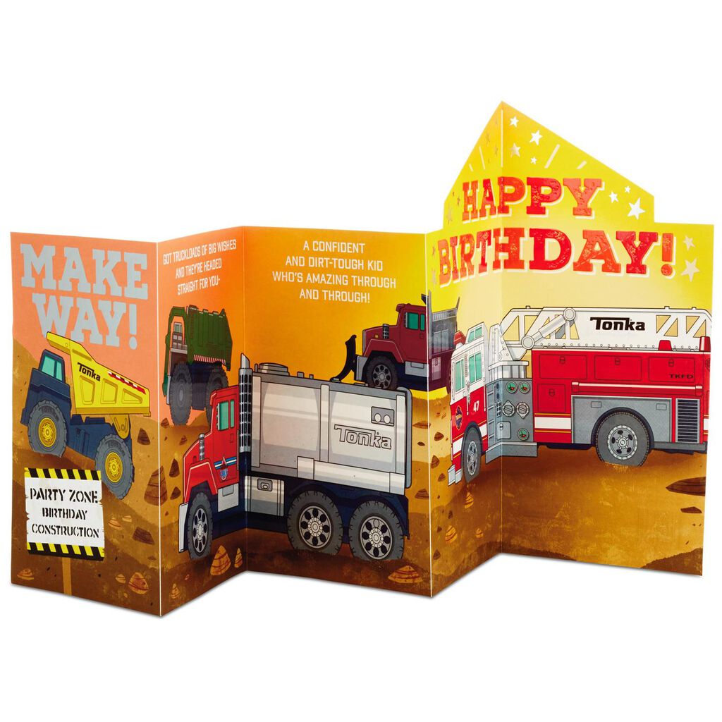 tonka construction trucks birthday