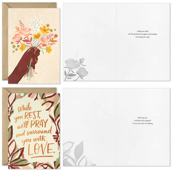 Surrounded With Love Assorted Boxed Get Well Cards, Pack of 16, , large image number 3