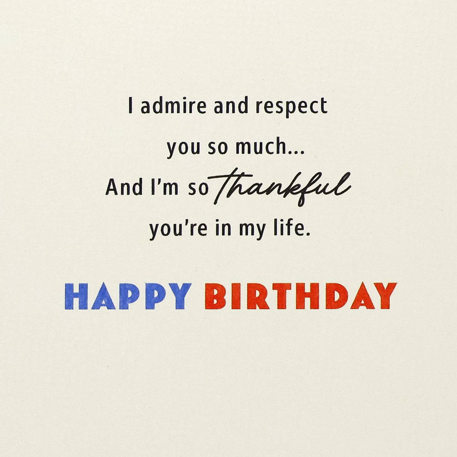 Blue and Orange Like Family Birthday Card Sentiment image number 2