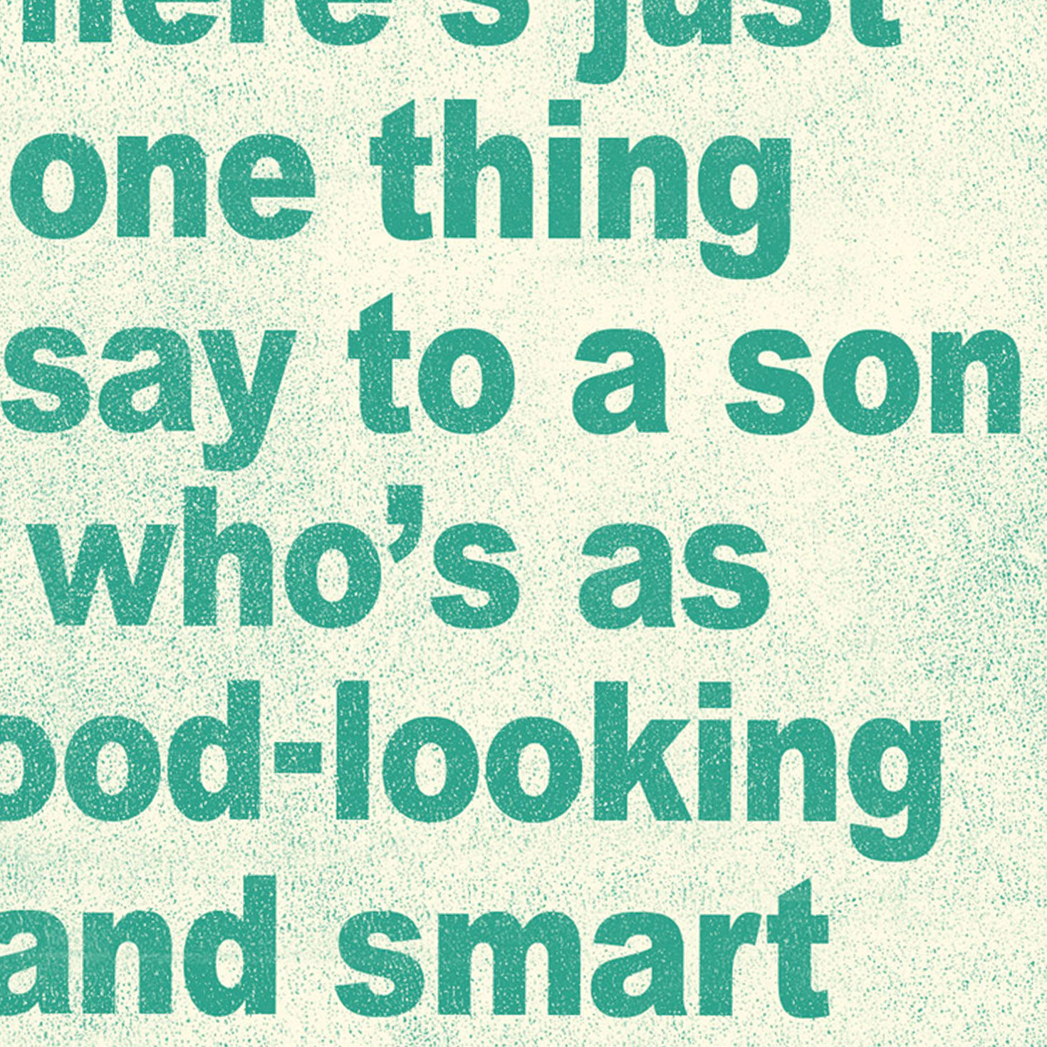 Just One Thing to Say Funny Birthday Card for Son for only USD 3.99 | Hallmark