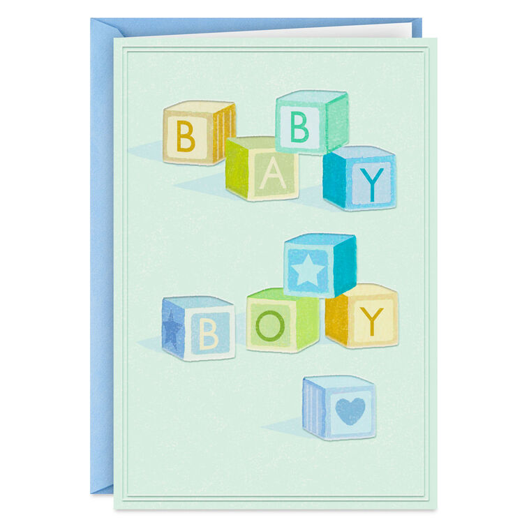 He'll Make This World a Great Place New Baby Boy Card