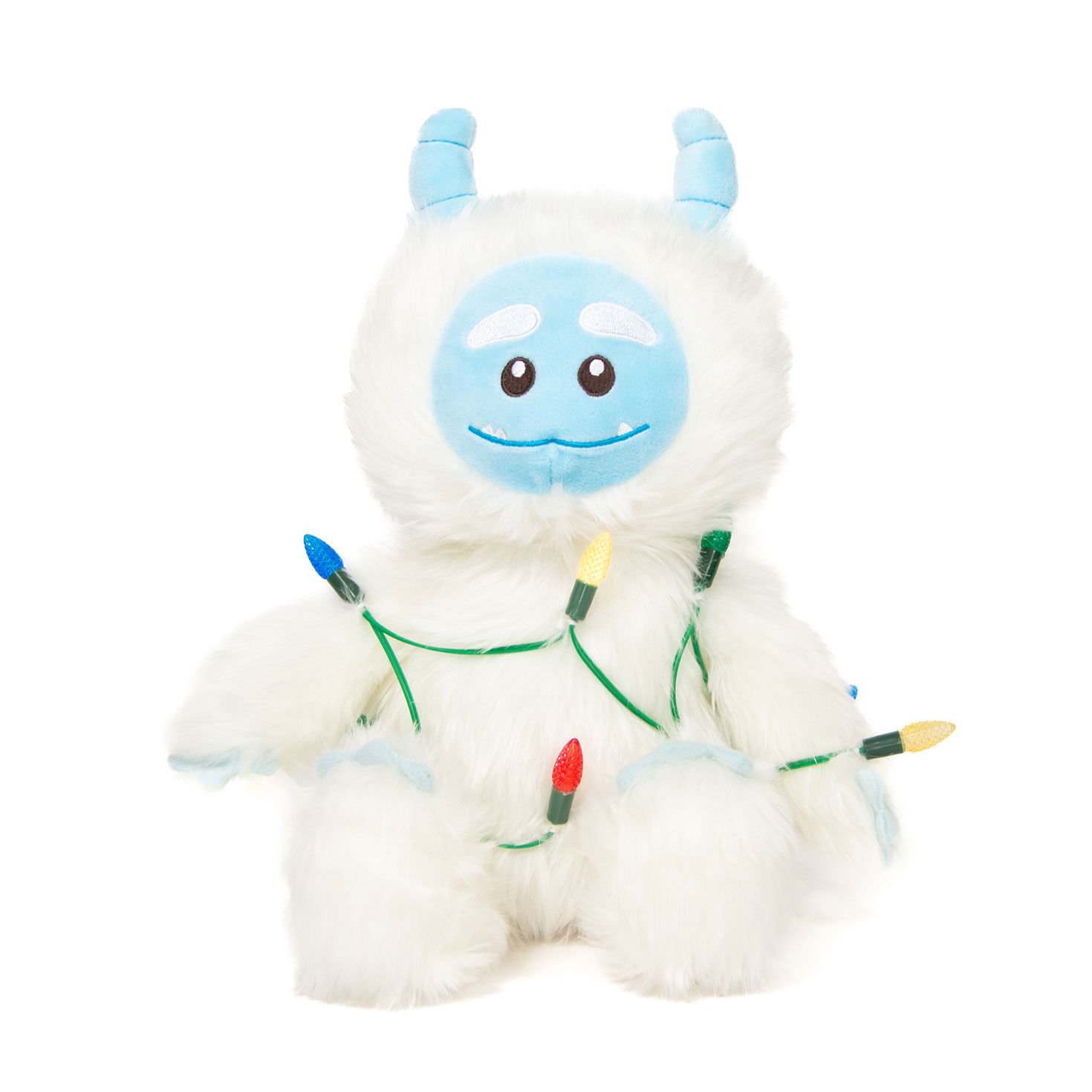Cuddle Bar Yeti for Christmas Musical Light Up Plush With Motion 11.5 Interactive Stuffed Animals Hallmark