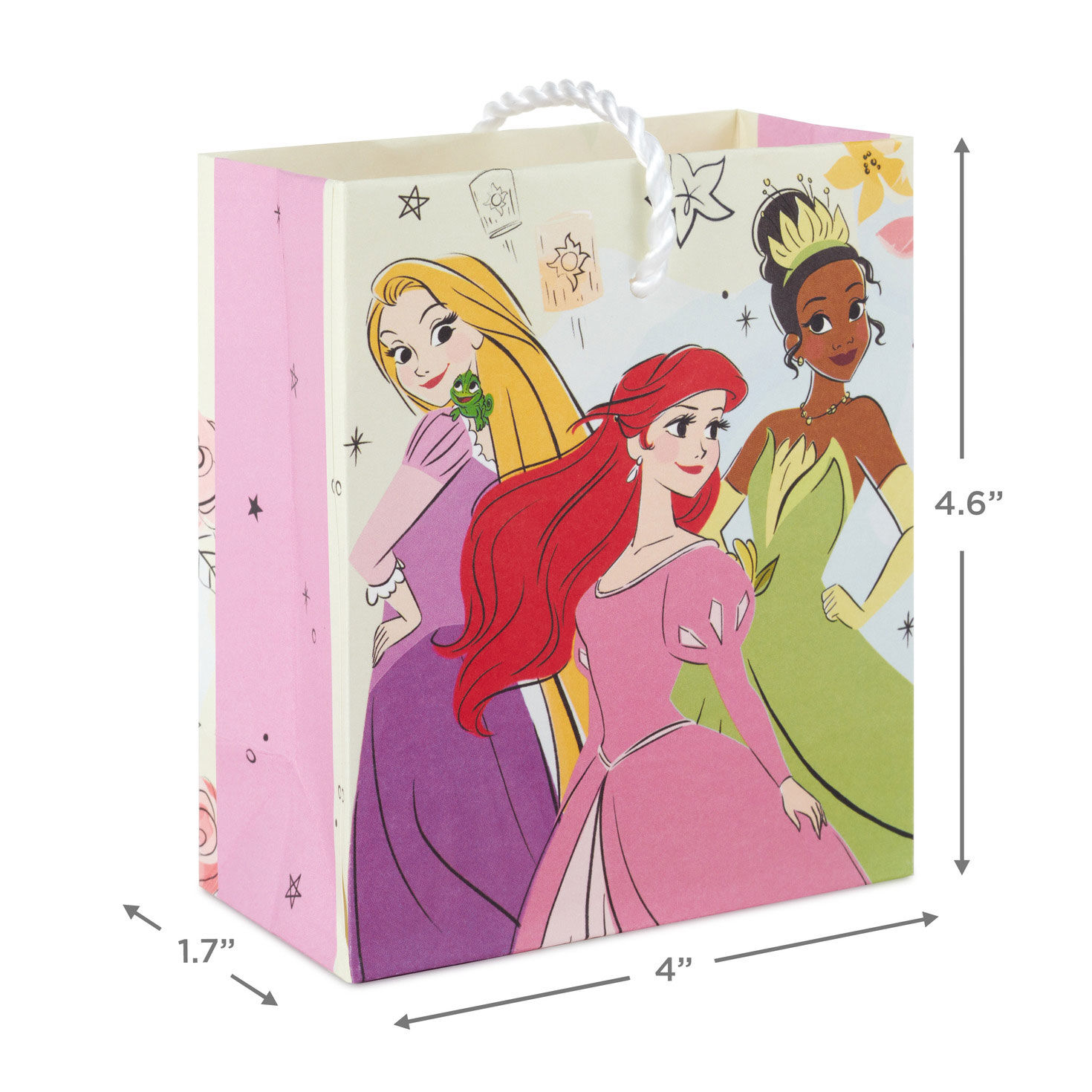 Disney Ariel and Belle Mini Bag for Gift Cards Measurement image number 3