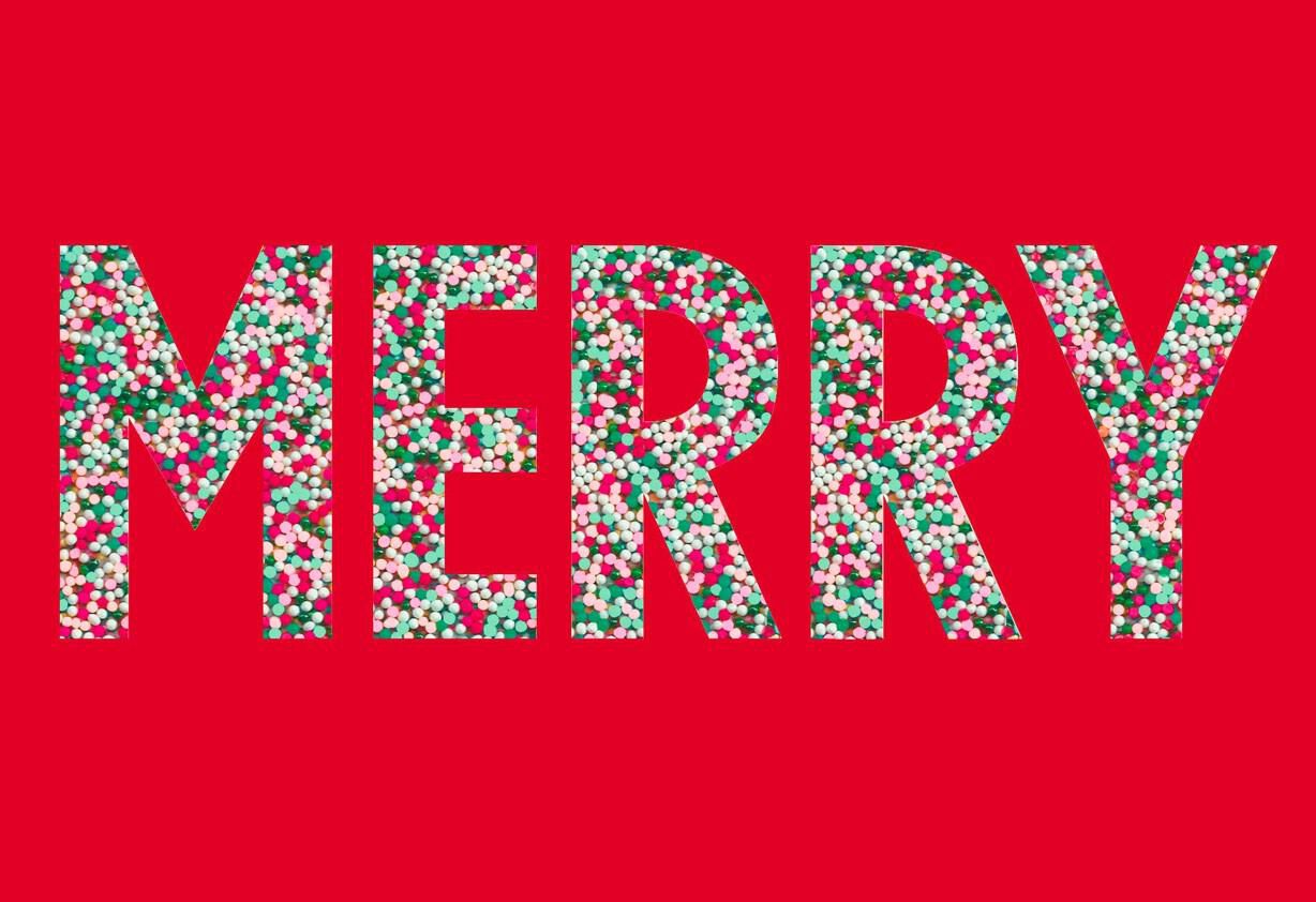 Merry Sprinkles Christmas Card