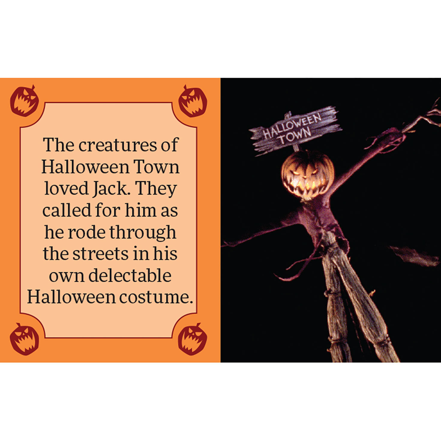 Nightmare Before Christmas Jack Skellington Tiny Book inside spread image number 2