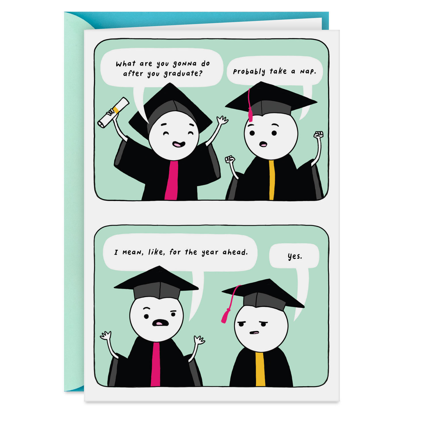 Take a Nap Funny Graduation Card