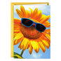 Sunflower in Sunglasses Thinking of You Card Card Front image number 1