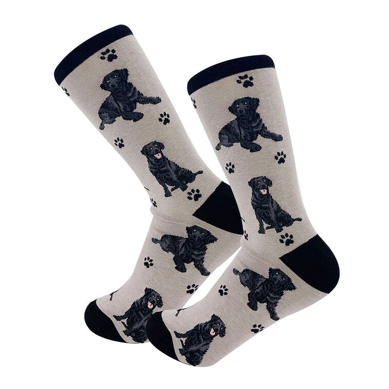E&S Pets Large Dog Breed Novelty Unisex Crew Socks