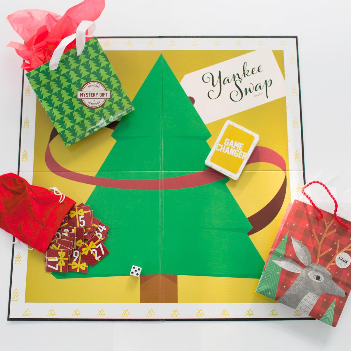 Yankee Swap Holiday Gift Exchange Party Kit Puzzles & Games Hallmark