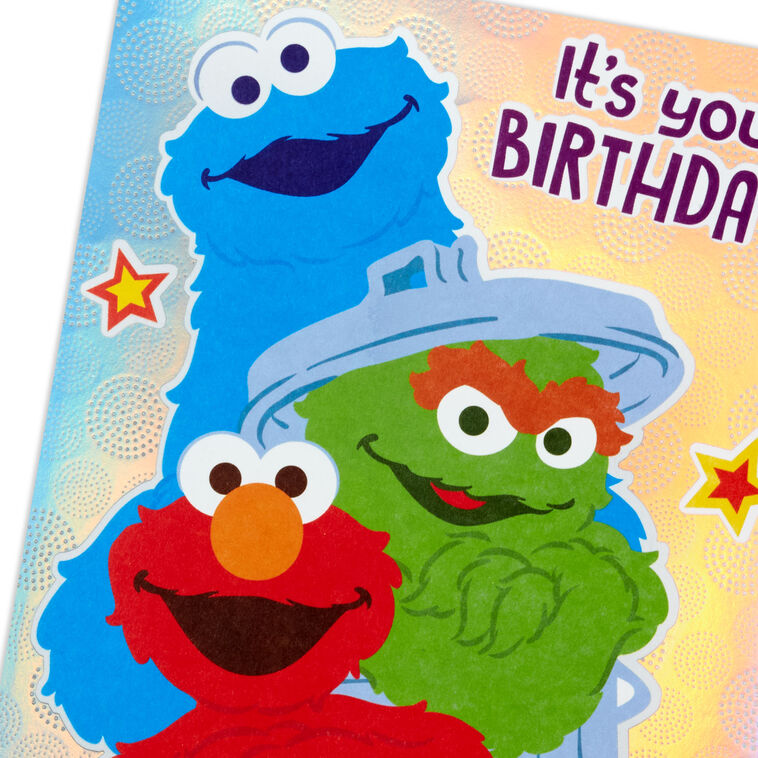 Sesame Street Extra Happy Pop Up Birthday Card For Kids Greeting sesame-street-extra-happy-pop-up-birthday-card-for-kids-greeting