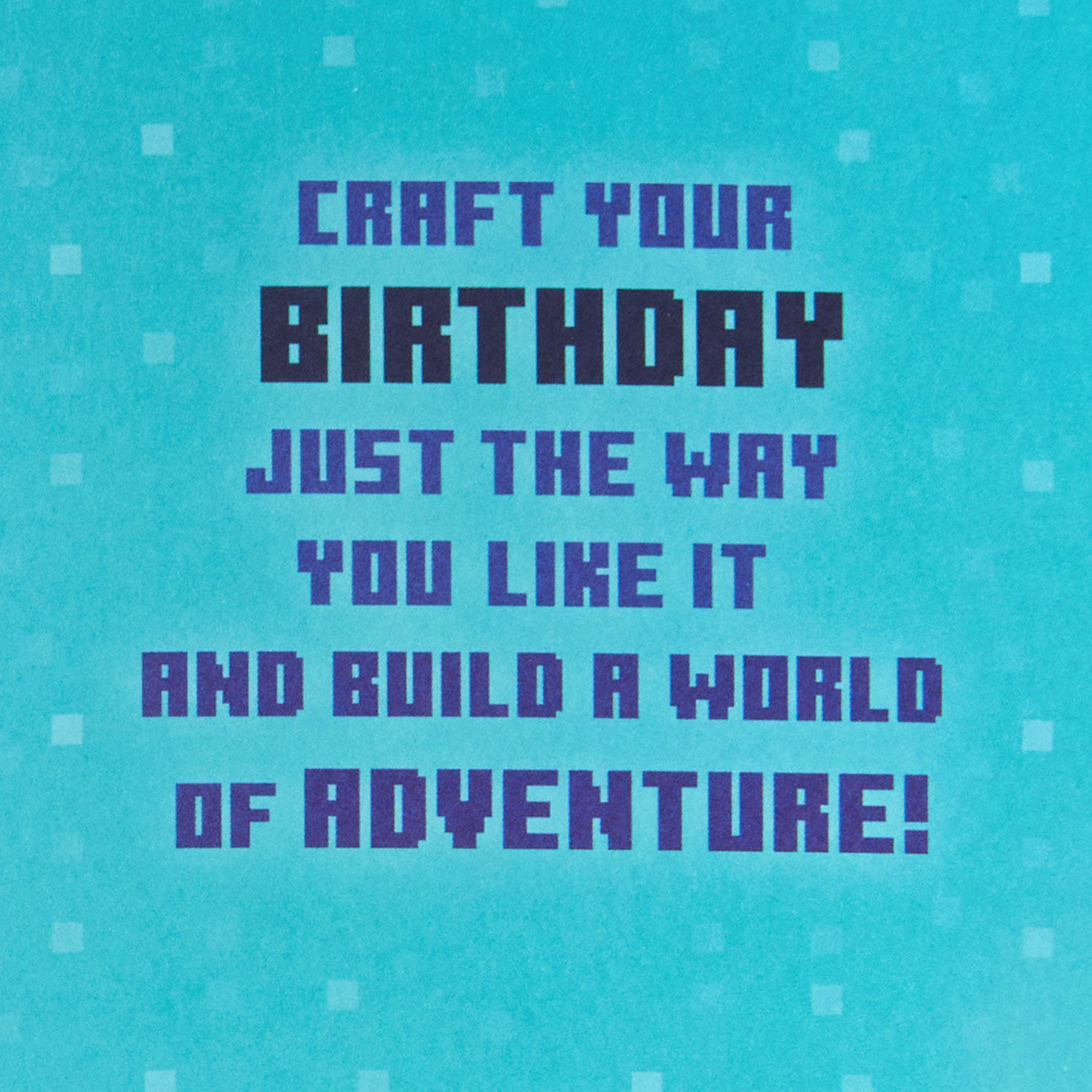 Minecraft Build a World of Adventure Birthday Card With Stickers for only USD 5.99 | Hallmark