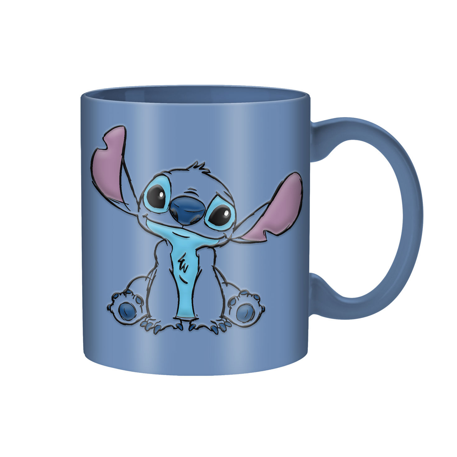Silver Buffalo Disney Stitch Sketched Purple Mug front image number 1