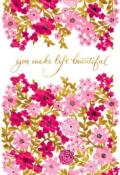You Make Life Beautiful, Wife Valentine's Day Card