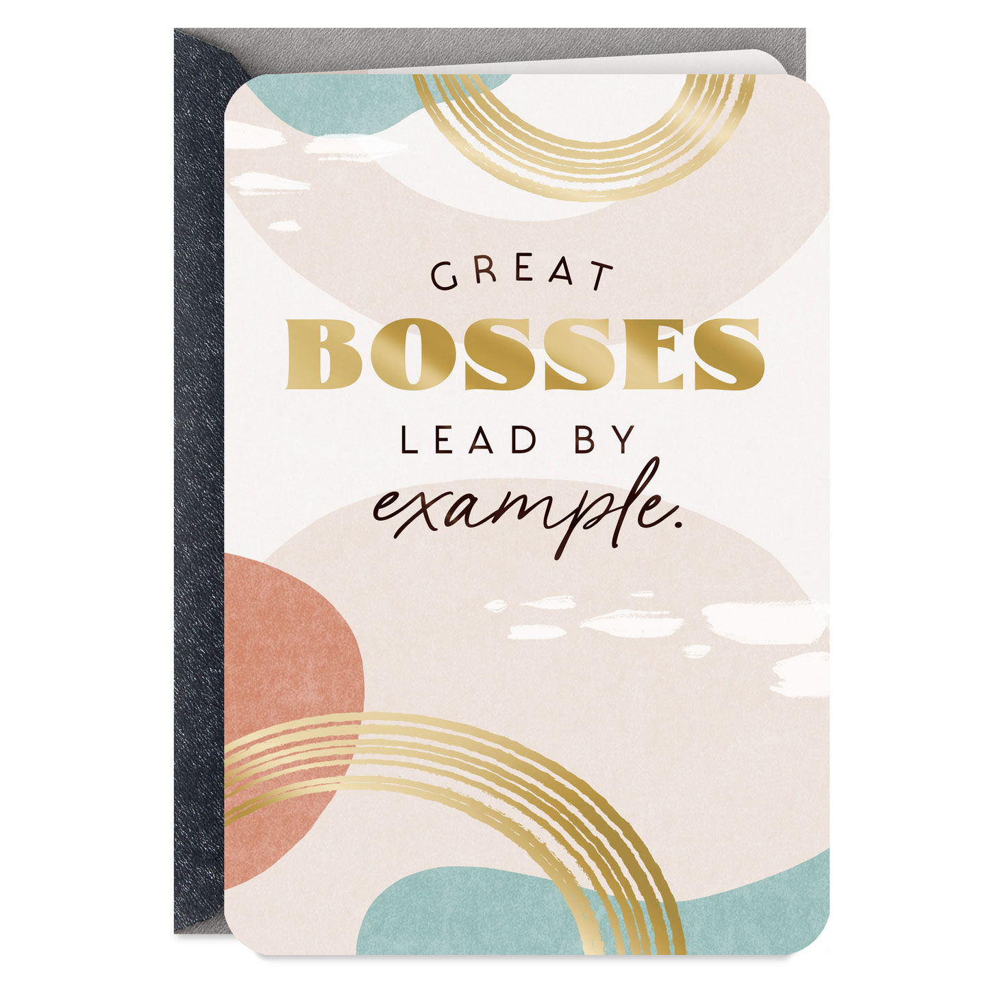 You Lead By Example Boss's Day Card