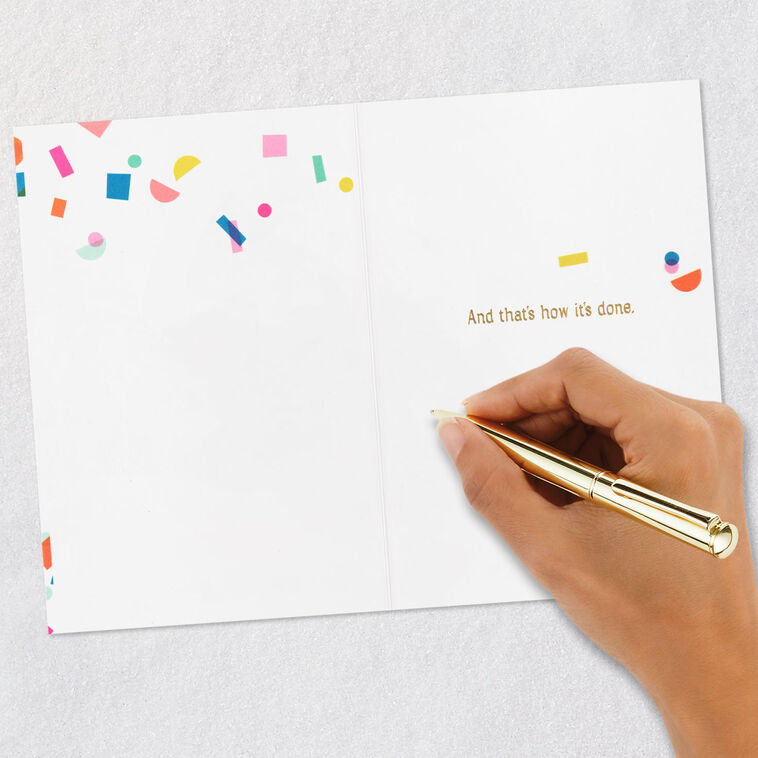 That's How It's Done Congratulations Card, , large image number 6