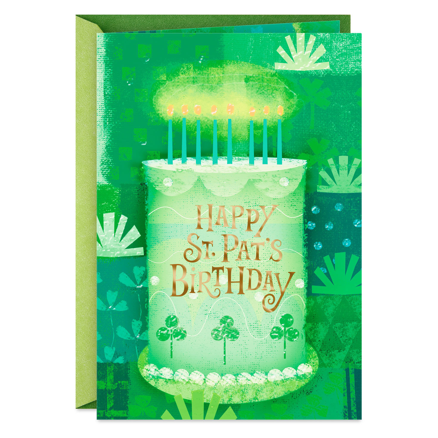 Double the Wishes St. Patrick's Day Birthday Card