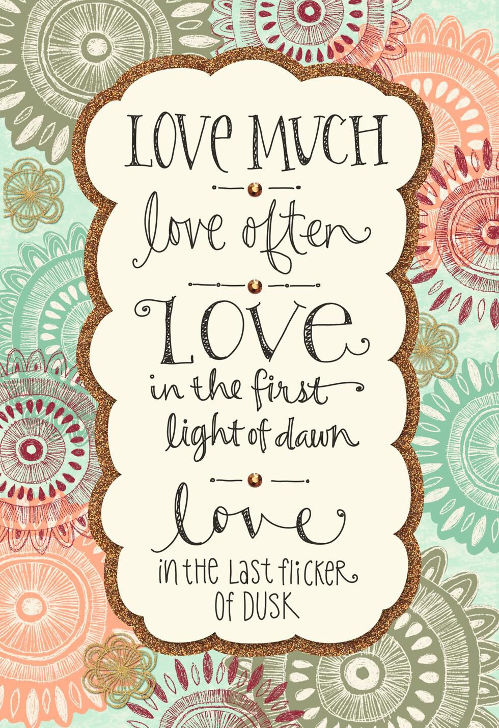 Love Much, Love Often Wedding Card