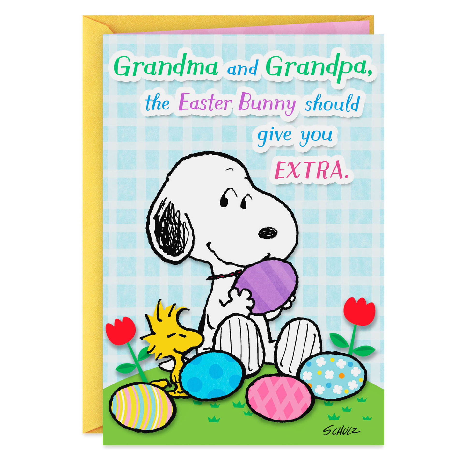 Peanuts® Snoopy Easter Card For Grandma and Grandpa Greeting Cards Hallmark