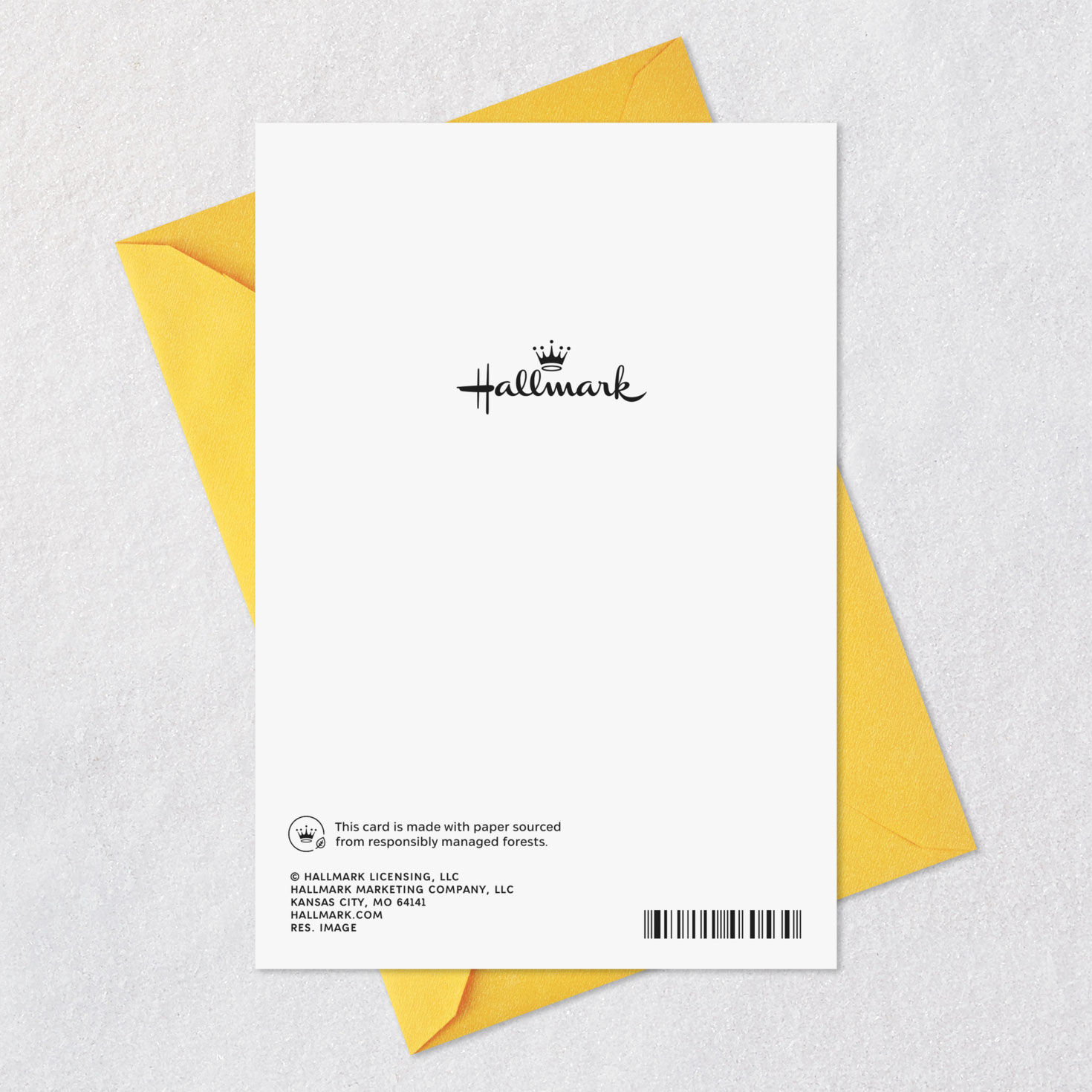 Sparkly Flowers in Vase Thank You Card Card Back with Envelope image number 7