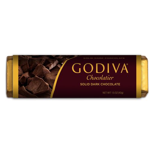 Godiva Solid Dark Chocolate Bar, 