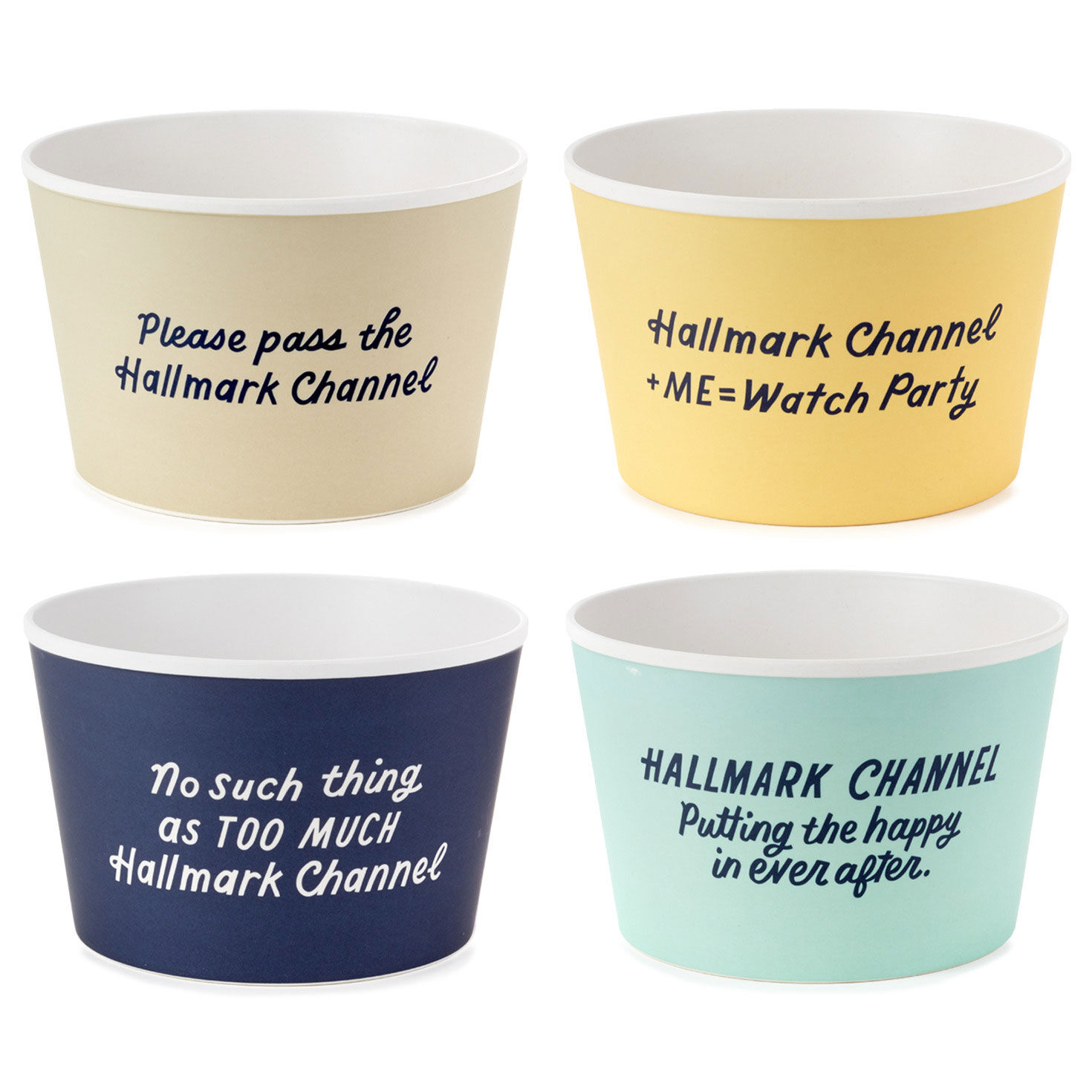 Hallmark Channel Popcorn Bowls, Set of 4, , large image number 2