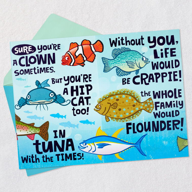 Holy Mackerel Fishing Funny Birthday Card for Dad - Greeting Cards | Hallmark holy-mackerel-fishing-funny-birthday-card-for-dad-greeting-cards-hallmark
