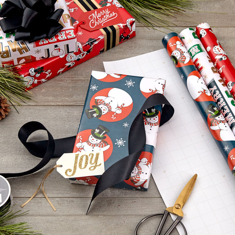Assorted Vintage Designs Christmas Wrapping Paper  image number 2