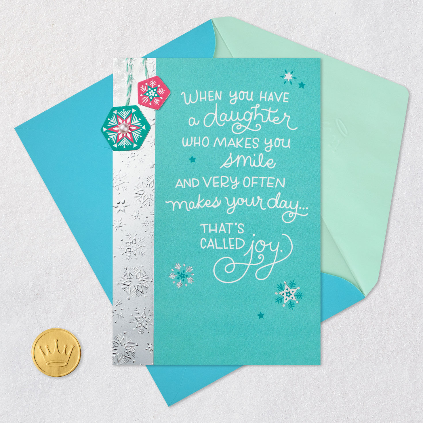 Joy, Pride and Love Christmas Card for Daughter for only USD 6.99 | Hallmark