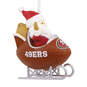 NFL San Francisco 49ers Santa Football Sled Hallmark Ornament, , large image number 1