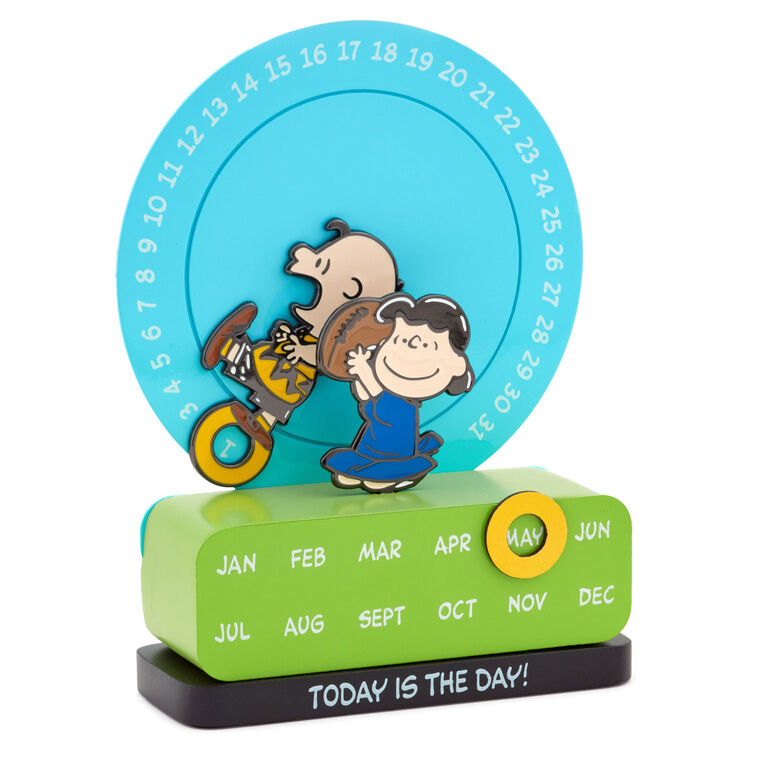 Peanuts® Charlie Brown and Lucy Magnetic Perpetual Calendar