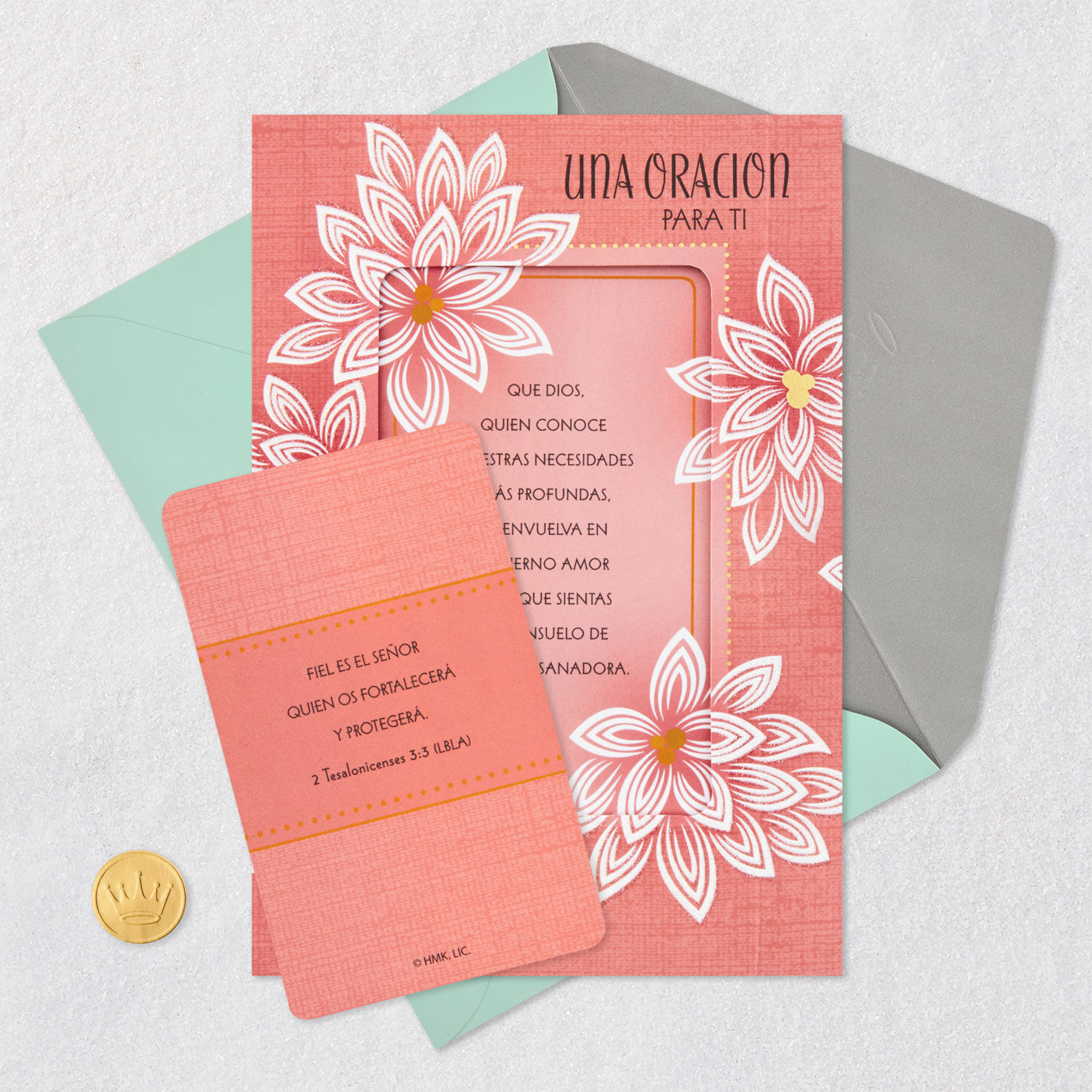 His Tender Loving Care Spanish-Language Religious Thinking of You Card With Prayer Card for only USD 4.99 | Hallmark