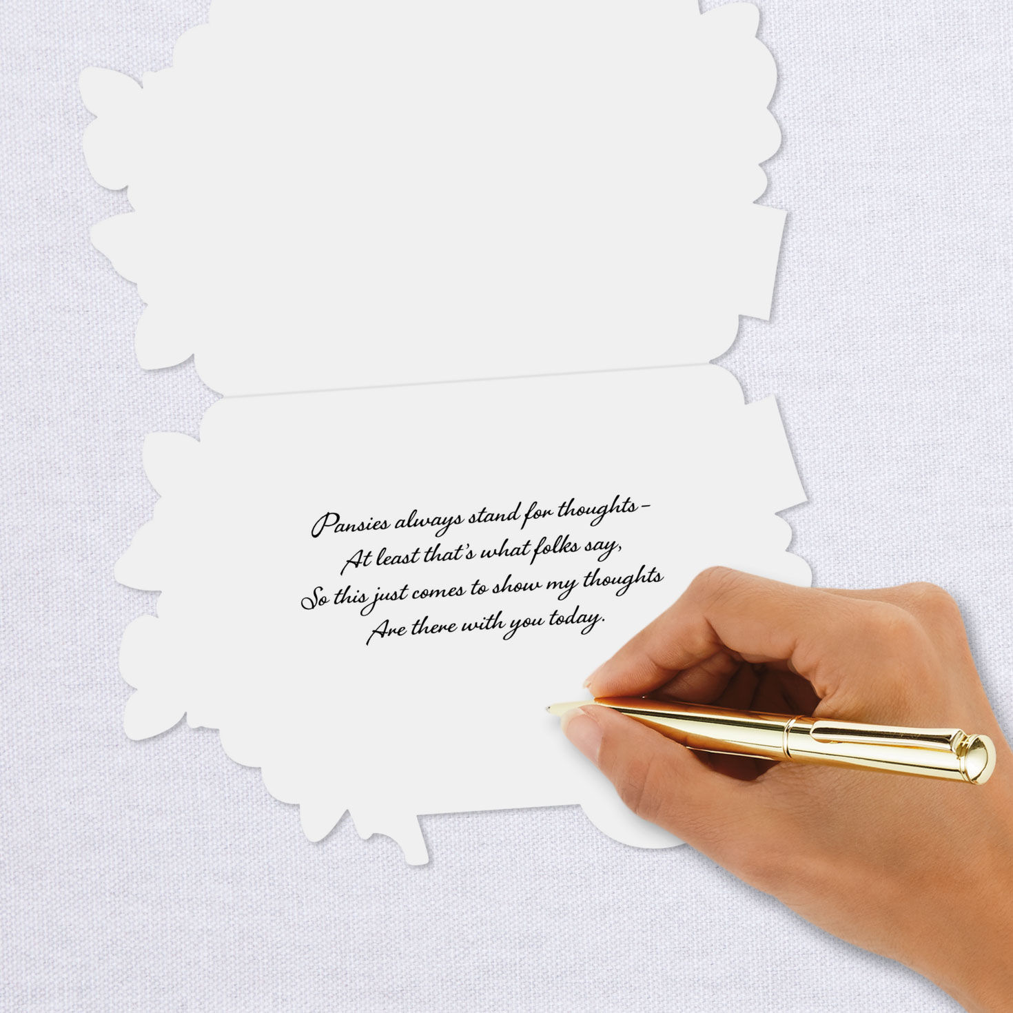 Pansy Thinking of You Card, , large image number 6