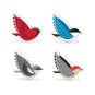 Fred Tweet Treats Bird Chip Clips, Set of 4, , large image number 1