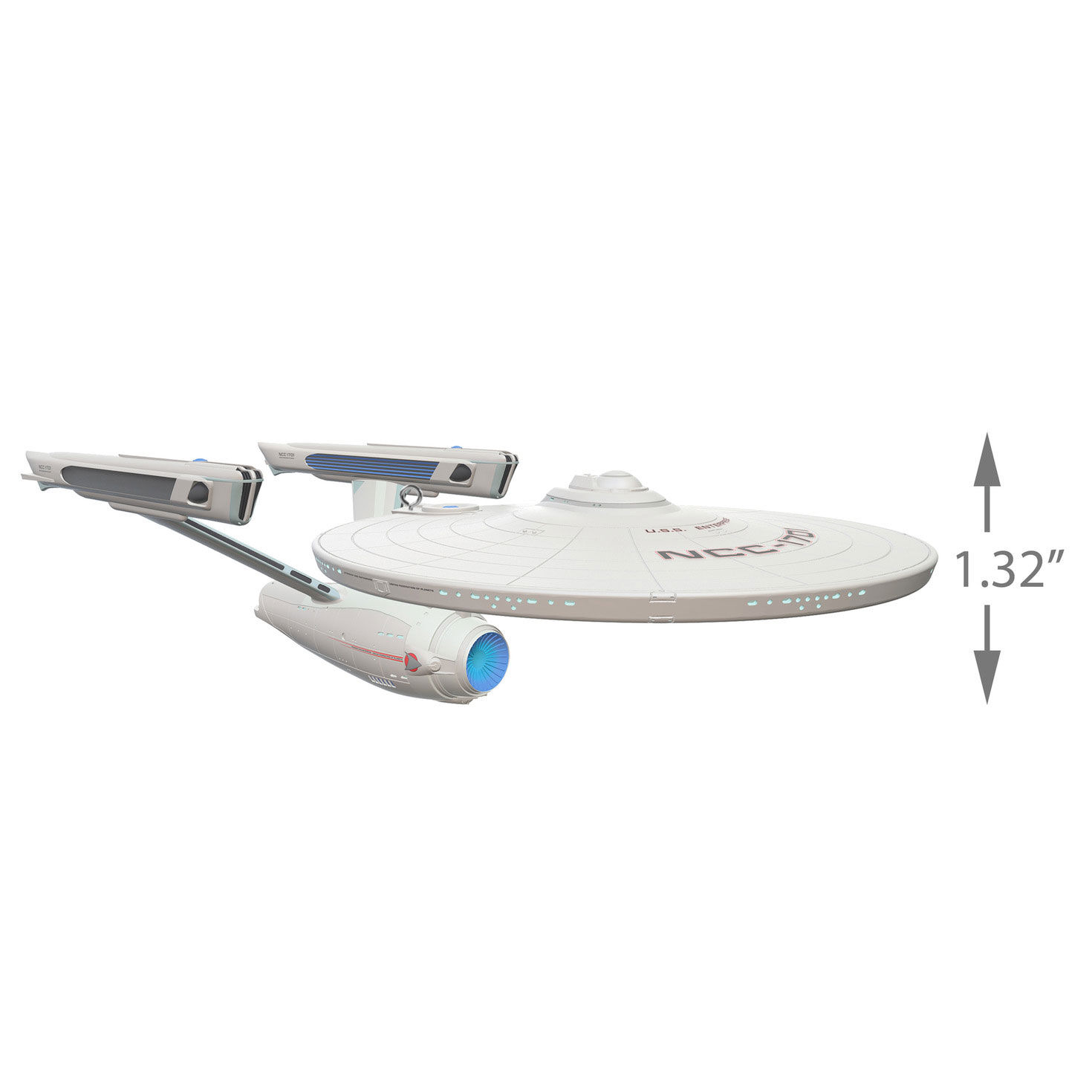 Star Trek&trade;: The Motion Picture U.S.S. Enterprise&trade; NCC-1701 Ornament With Light, , large image number 3