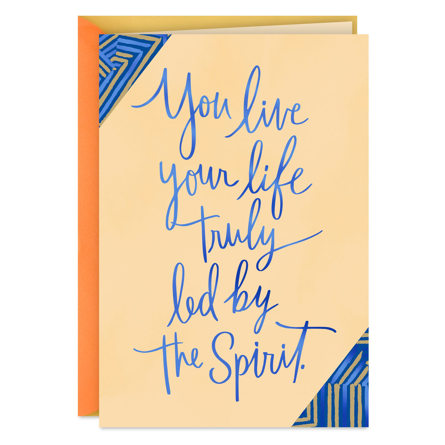 Led By Spirit Religious Birthday Card