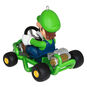 Mario Kart Luigi Keepsake Ornament back image number 6