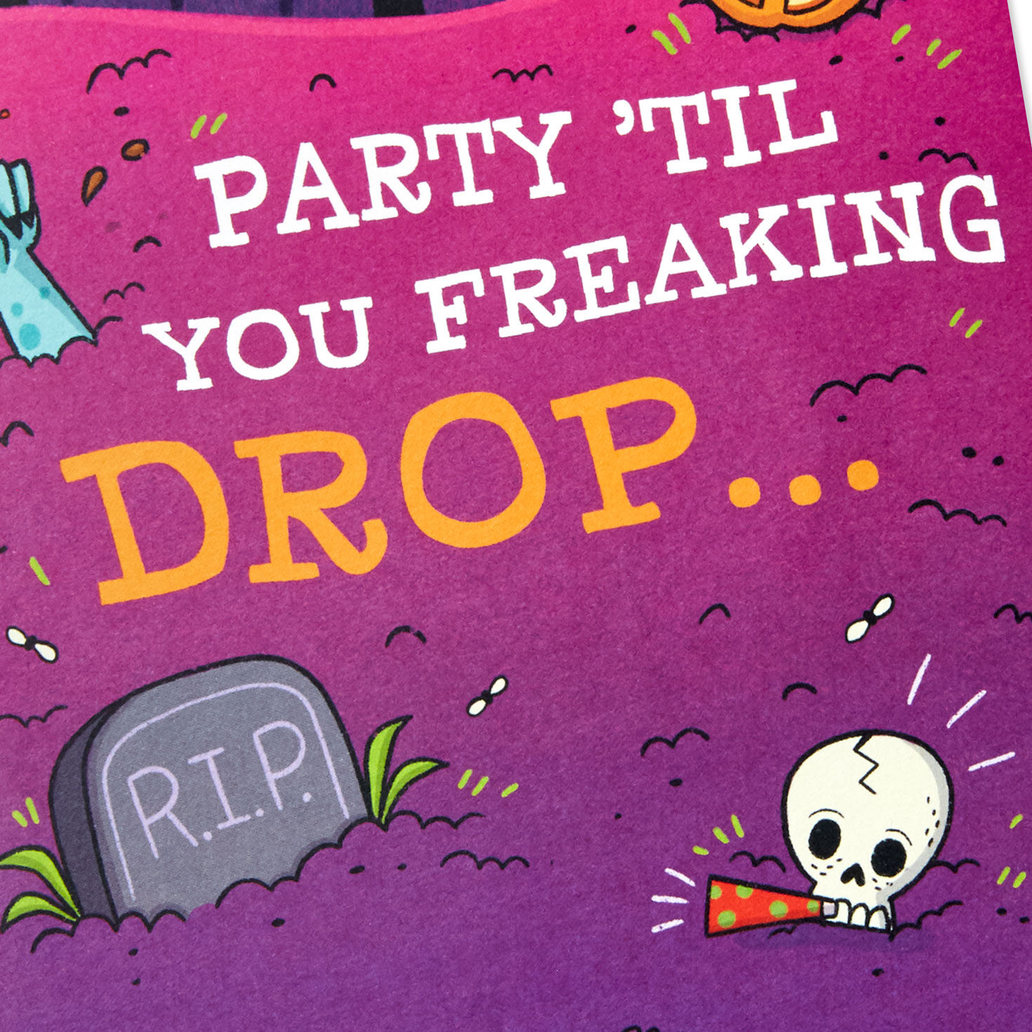 Zombie Dance Party Funny Musical Pop-Up Halloween Card With Light for only USD 10.99 | Hallmark