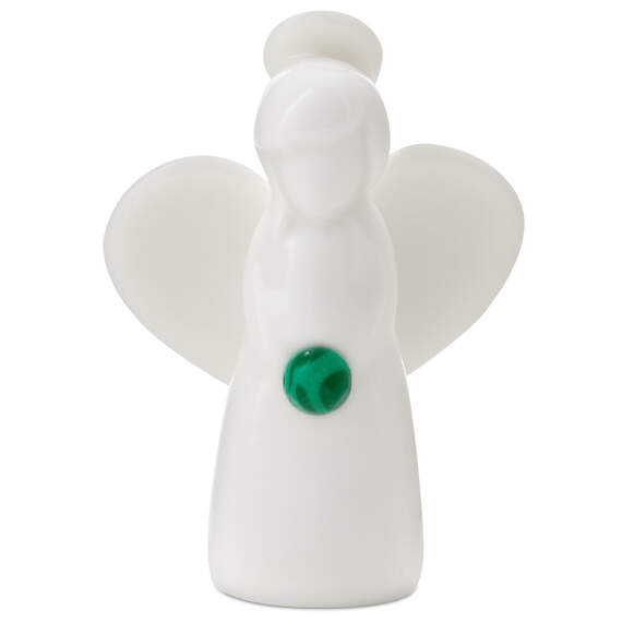 Malachite Angel of Protection Mini Angel Figurine, 2"