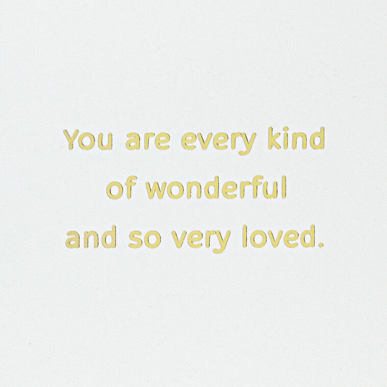 You're Every Kind of Wonderful Love Card for Kids With Friendship Bracelet, , large image number 2