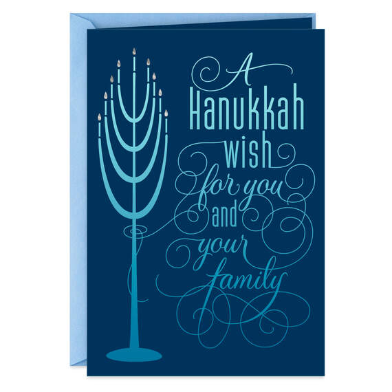 Blessings and Love Hanukkah Card For All, , large image number 1