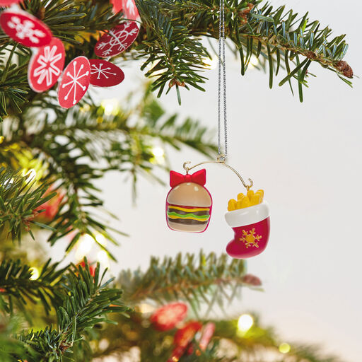 Mini A Perfect Pairing Ornaments, Set of 2, 