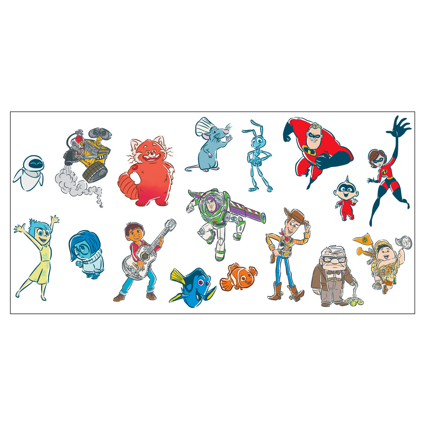 Disney and Pixar Characters Collector Glass Full glass design  image number 2