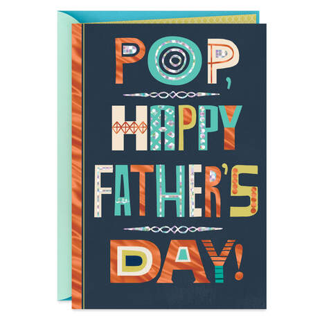 A Wish Just for You Father's Day Card for Pop, , large