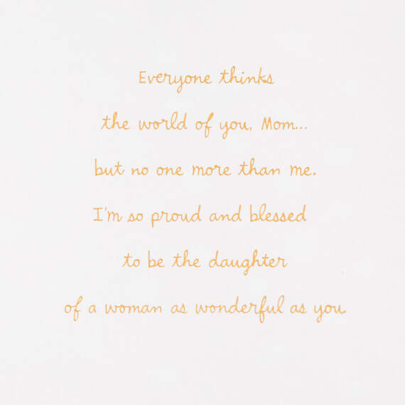 Proud and Blessed to Be Your Daughter Card for Mom, , large image number 3