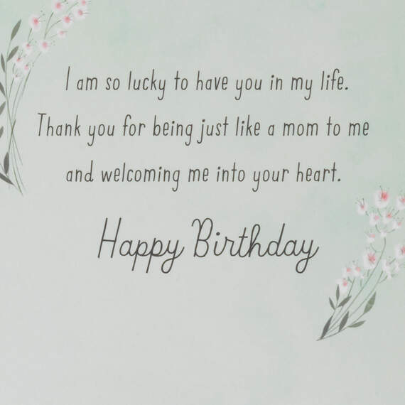 Thank You for Being Like a Mom to Me Birthday Card, , large image number 2