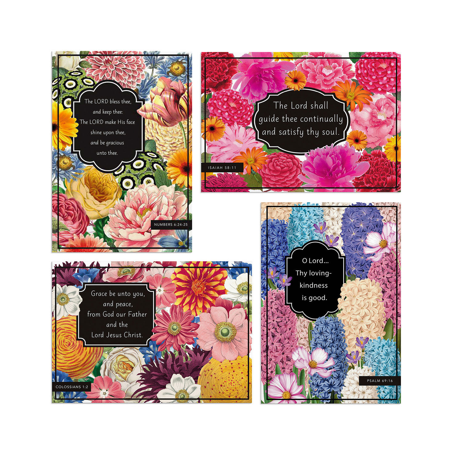 Abundant Blessings Assorted Religious Thinking of You Cards, Box of 12