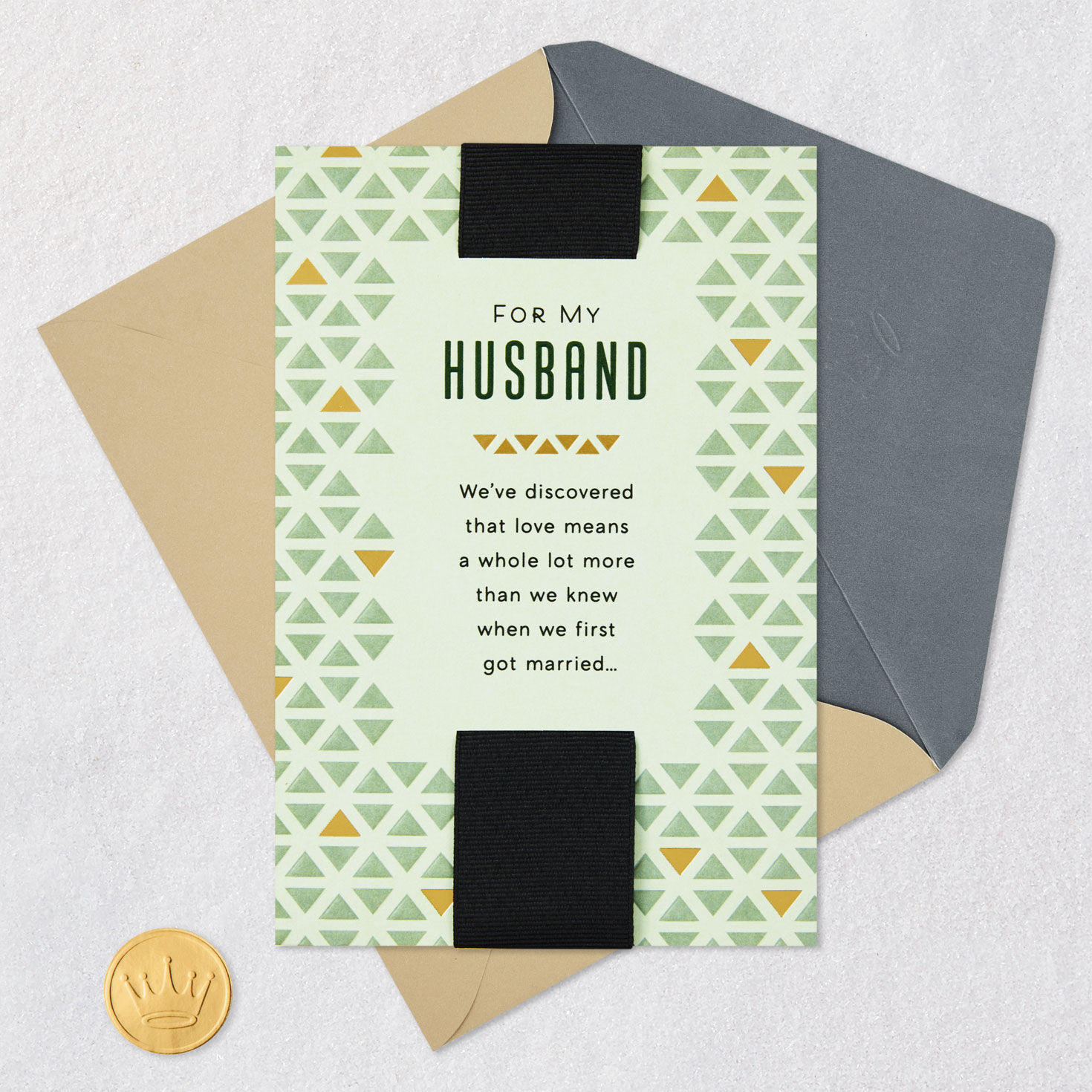 We've Discovered What Love Means Father's Day Card for Husband, , large image number 6