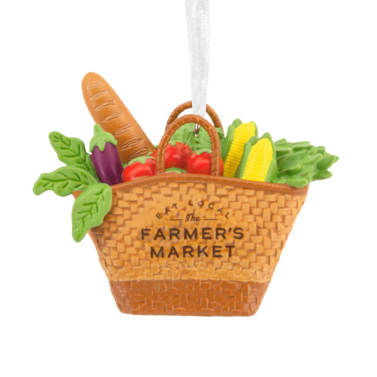 Farmer's Market Basket Hallmark Ornament